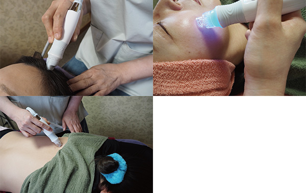 えくみ鍼灸整骨院 毛穴改善の様子